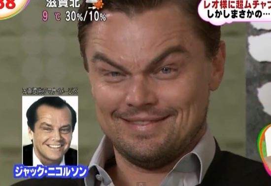 《李奧納多狄卡皮歐》在日本大受歡迎的談話秀模仿記