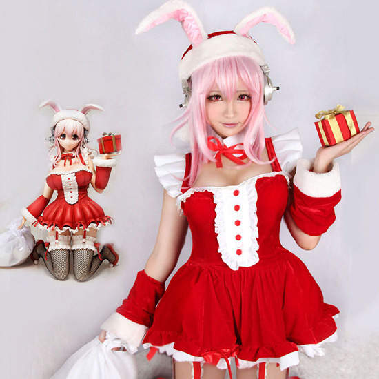 《千夜未來》可愛又性感的聖誕索尼子Cosplay 《千夜未來》可愛又性感的聖誕索尼子Cosplay