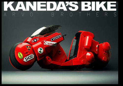 超經典《阿基拉》樂高摩托車  完成度超高阿