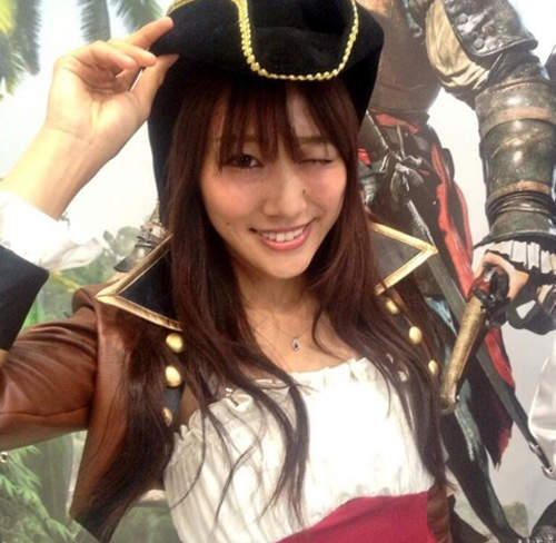 UBIDAY2013展　春那美希的海賊風COSPLAY真讚
