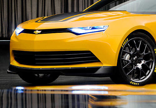 《變形金剛4》變身後的大黃蜂Camaro概念車? 《變形金剛4》變身後的大黃蜂Camaro概念車?