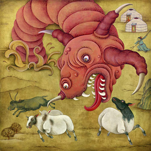 詭異《蒙古死亡蠕蟲》恐怖電影的主角就是它