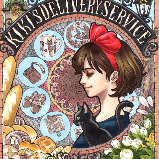 宮崎駿如果是《新藝術運動》風格