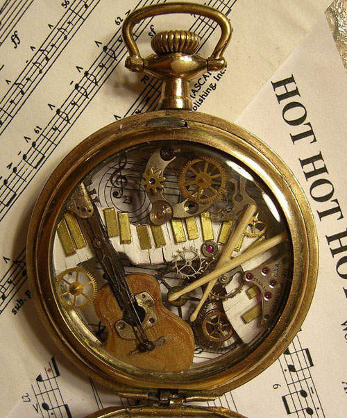 《手錶零件雕像》讓零件不再只是滴滴打打~~