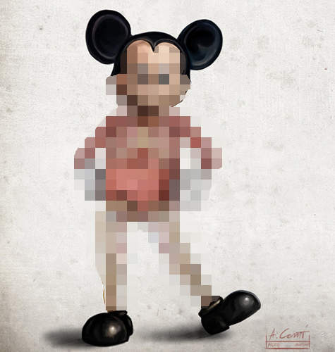 《迪士尼解剖圖》這樣的米奇人家不要啦～～～（哭鬧）