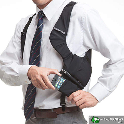 Sanwa Supply西裝哀鳳槍套  可以讓我認真帥一次嘛~(拔槍)