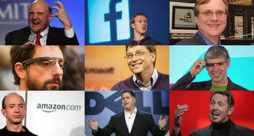 2013富比士Forbes選出身價最高的《科技富豪TOP 10》 2013富比士Forbes選出身價最高的《科技富豪TOP 10》