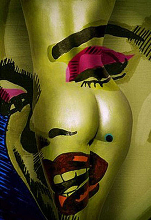 《屁屁人體彩繪》令人想收藏的水蜜桃