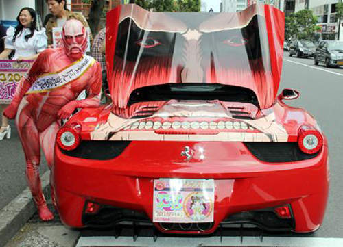 《進擊的巨人法拉利》上千萬的巨人逋逋車$