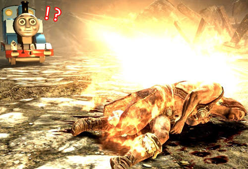 《上古卷軸5》致命湯瑪士小火車MOD微笑降臨　咻咻～