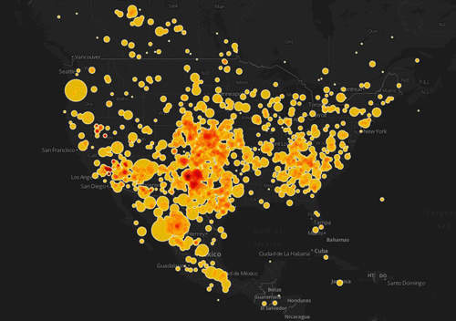世界隕石地圖　到底地球上有多少坑坑疤疤的地方呢