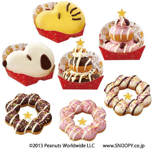 Mister Donut耶誕限定《史努比甜甜圈》敲可愛登場ෆ◕ㅂ◕ෆ