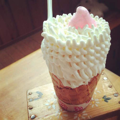 熊本《藝術霜淇淋》隱藏在深山裡的可愛冰淇淋屋♥