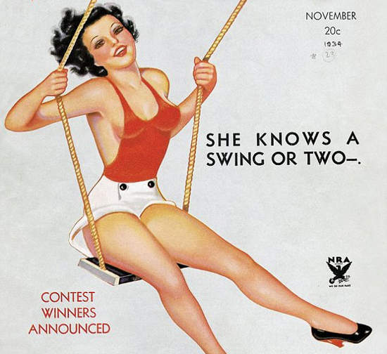 《海報女郎演進史》這樣的海報你會貼在櫃子裡嗎？