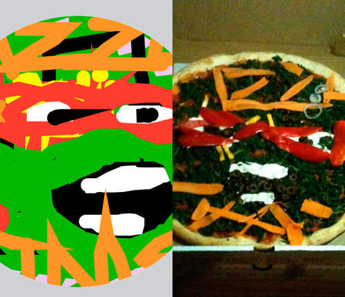 《手繪披薩》你怎麼畫他都照作的超客製化Pizza