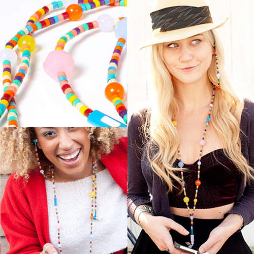 飾品感覺耳機 耳機線變項鍊就不用煩惱收納問題啦(撒花) 飾品感覺耳機 耳機線變項鍊就不用煩惱收納問題啦(撒花)