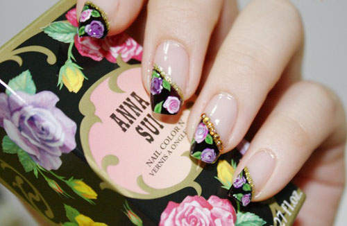 指彩系列《ANNA SUI薔薇》原來畫出薔薇超簡單的啦~ 指彩系列《ANNA SUI薔薇》原來畫出薔薇超簡單的啦~