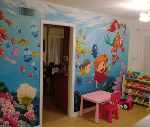 爸爸送給女兒的禮物《吉卜力壁畫》這就是父愛的偉大啊 爸爸送給女兒的禮物《吉卜力壁畫》這就是父愛的偉大啊