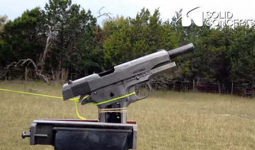 世上第一隻《金屬3D列印手槍》  這回100%保證不膛炸了嘛