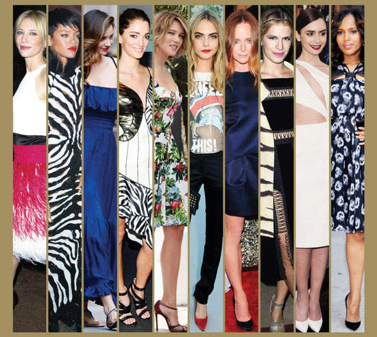 2013西洋榜《男女最佳著裝名人TOP10》 2013西洋榜《男女最佳著裝名人TOP10》