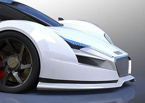 非官方《Audi R10概念車》這到底該算詭異還是帥氣呢？