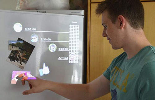 超炫全新《投影觸控》　未來所有物品都能觸控～