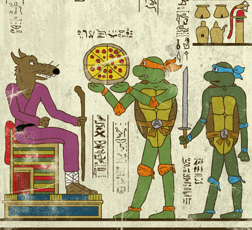 埃及 x 超級英雄　回到過去變壁畫　