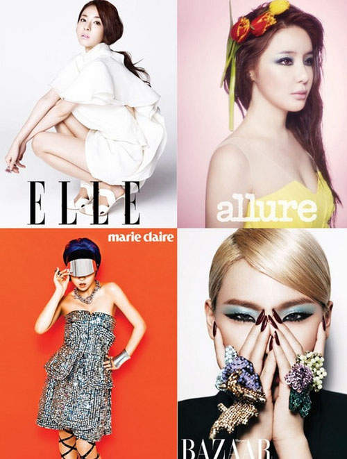 2NE1《4人4色》魅力新海報 ~ 難道拍攝概念來自於G.D⊙_⊙? 2NE1《4人4色》魅力新海報 ~ 難道拍攝概念來自於G.D⊙_⊙?