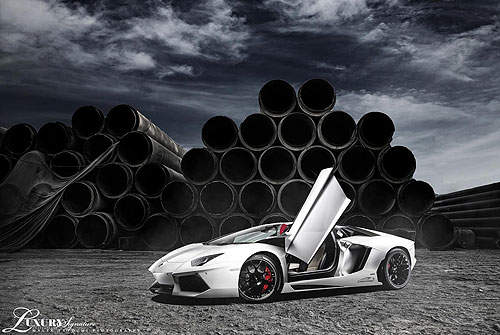 龍袍加身《Lamborghini Aventador》中東風情美照曝光～