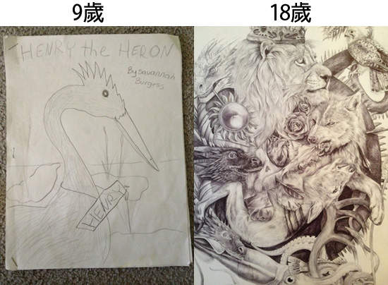 堅持畫家《Savannah》只要有心 人人都可以是畫家