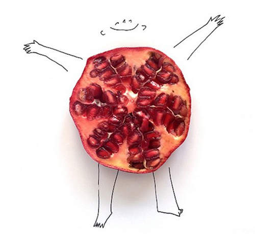 《蔬果藝術畫》看到他就想起了幾米