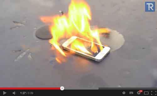 火燒金色iPhone 5s   先生！想要全熟還是八分熟的呢www