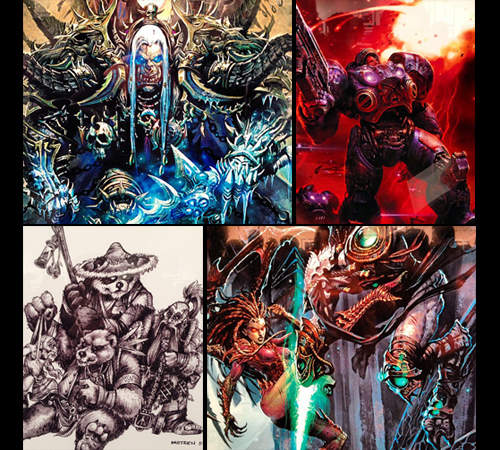 暴風雪Blizzard原畫展 三款當家大作一次看 暴風雪Blizzard原畫展 三款當家大作一次看