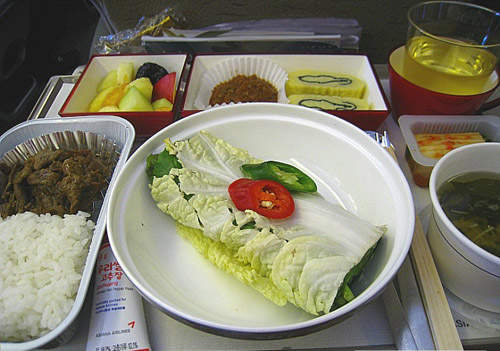 韓航《飛機餐》還以為會有一堆泡菜...(笑) 韓航《飛機餐》還以為會有一堆泡菜...(笑)