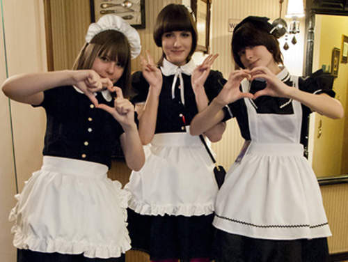 俄羅斯女僕咖啡廳　聽不懂講什麼也好可愛(注目)