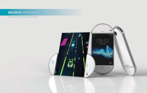 《Sony EXPERIA Folo X》帶有全新未來感的Sony科幻手機