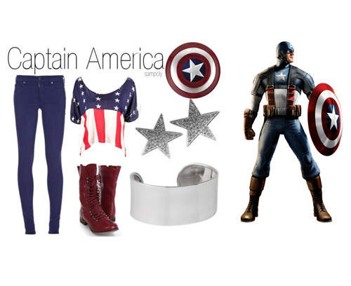 《復仇者聯盟穿搭術》今天穿~美國隊長好了❤ 《復仇者聯盟穿搭術》今天穿~美國隊長好了❤