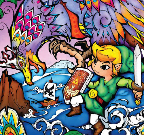 《薩爾達傳說壁貼》貼上去你家一秒就變海拉爾城 《薩爾達傳說壁貼》貼上去你家一秒就變海拉爾城