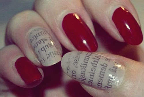 指彩系列《報紙轉印》趴兔 其實用__也可以?! 指彩系列《報紙轉印》趴兔 其實用__也可以?!