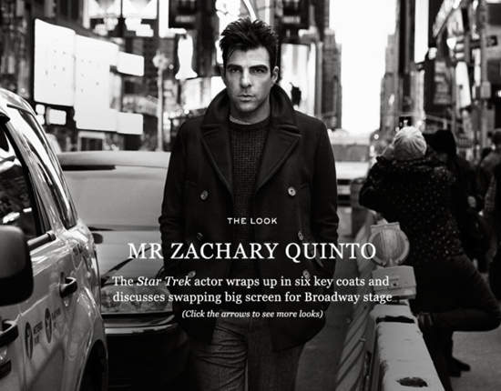 一陣子不見的《年輕史巴克》Zachary Quinto去哪了呢? 一陣子不見的《年輕史巴克》Zachary Quinto去哪了呢?