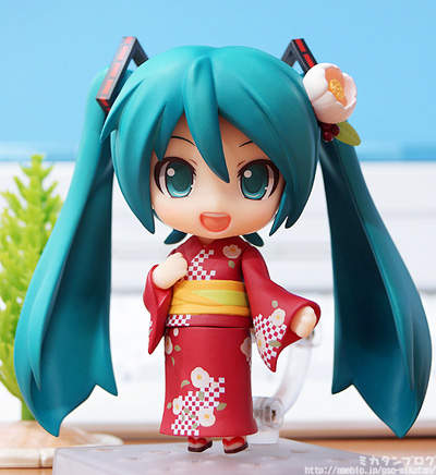夏天到了《黏土人》初音浴衣登場 夏天到了《黏土人》初音浴衣登場