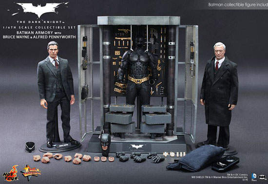 Hot Toys《超精緻蝙蝠俠武器庫》蝙蝠俠阿福完整套組 Hot Toys《超精緻蝙蝠俠武器庫》蝙蝠俠阿福完整套組