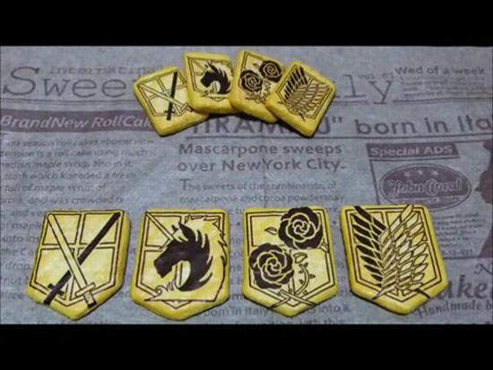 《進擊的巨人》DIY徽章黏土吊飾