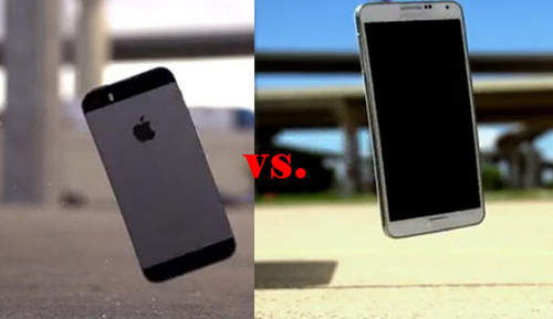 iPhone 5S vs. Galaxy Note 3 死亡耐摔 pk ~到底誰能存活到最後?! iPhone 5S vs. Galaxy Note 3 死亡耐摔 pk ~到底誰能存活到最後?!