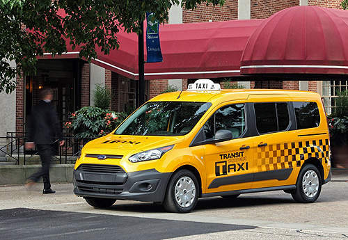 《福特Transit Connect Taxi》大肚量小黃明年美國見 《福特Transit Connect Taxi》大肚量小黃明年美國見