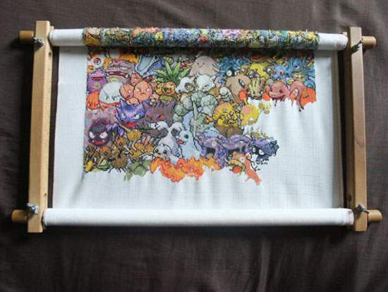 初代151隻《神奇寶貝》全幅十字繡