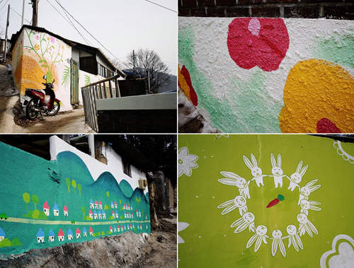 全州《滋滿壁畫村》充滿童趣的小村落～