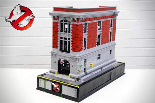 樂高拚出來的《捉鬼特攻隊》總部~ 樂高拚出來的《捉鬼特攻隊》總部~