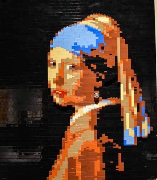 Nathan Sawaya《樂高名畫》這可不是馬賽克喔！