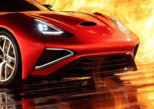 火辣辣《Icona Vulcano》超跑新同學現身上海車展~ 火辣辣《Icona Vulcano》超跑新同學現身上海車展~